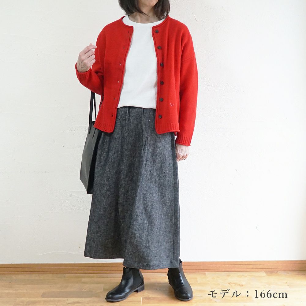 Branch m‘.,ブランチエム,ナチュラル,30代,40代,50代,60代,ウール,ゆったり,knit,ニット,ウール混,ボトルネック,プルオーバー,プルオーバーニット,カラーニット,カーディガン,ニットカーディガン,2way,2wayニット