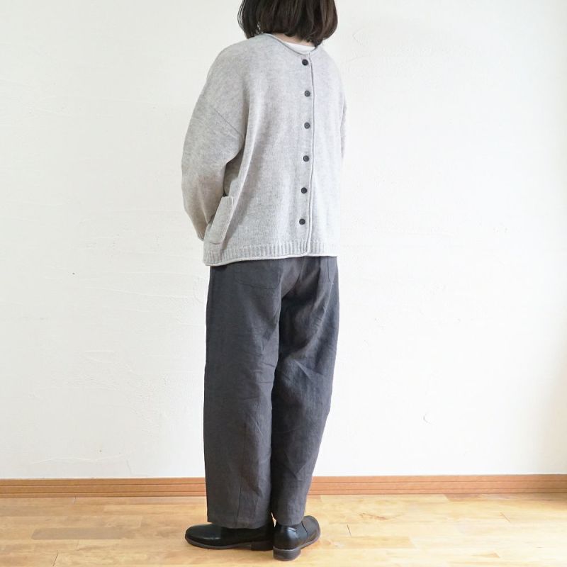 Branch m‘.,ブランチエム,ナチュラル,30代,40代,50代,60代,ウール,ゆったり,knit,ニット,ウール混,ボトルネック,プルオーバー,プルオーバーニット,カラーニット,カーディガン,ニットカーディガン,2way,2wayニット