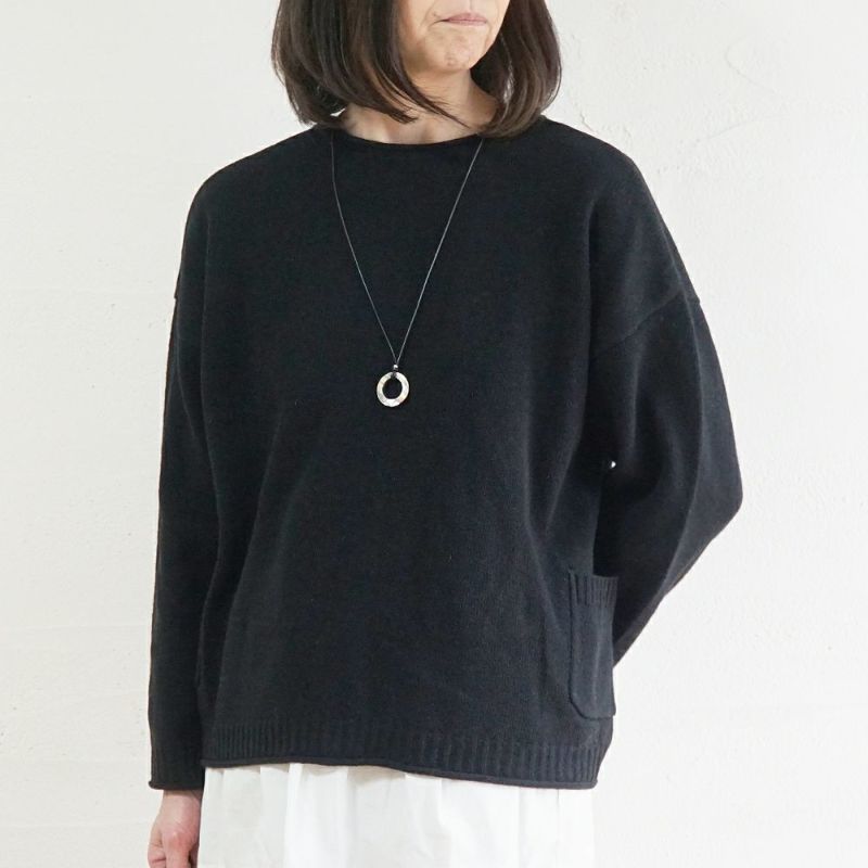 Branch m‘.,ブランチエム,ナチュラル,30代,40代,50代,60代,ウール,ゆったり,knit,ニット,ウール混,ボトルネック,プルオーバー,プルオーバーニット,カラーニット,カーディガン,ニットカーディガン,2way,2wayニット