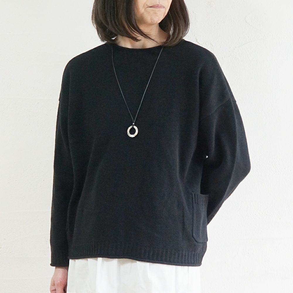 Branch m‘.,ブランチエム,ナチュラル,30代,40代,50代,60代,ウール,ゆったり,knit,ニット,ウール混,ボトルネック,プルオーバー,プルオーバーニット,カラーニット,カーディガン,ニットカーディガン,2way,2wayニット