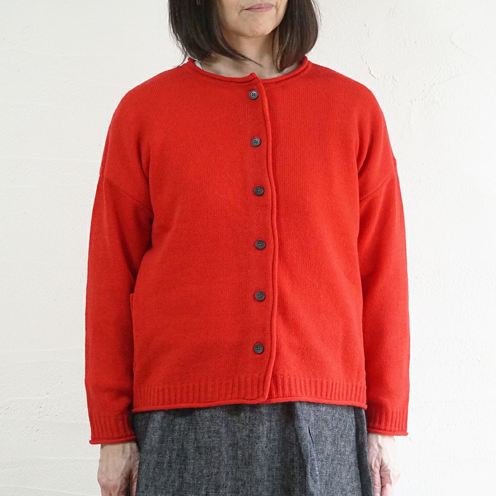 Branch m‘.,ブランチエム,ナチュラル,30代,40代,50代,60代,ウール,ゆったり,knit,ニット,ウール混,ボトルネック,プルオーバー,プルオーバーニット,カラーニット,カーディガン,ニットカーディガン,2way,2wayニット