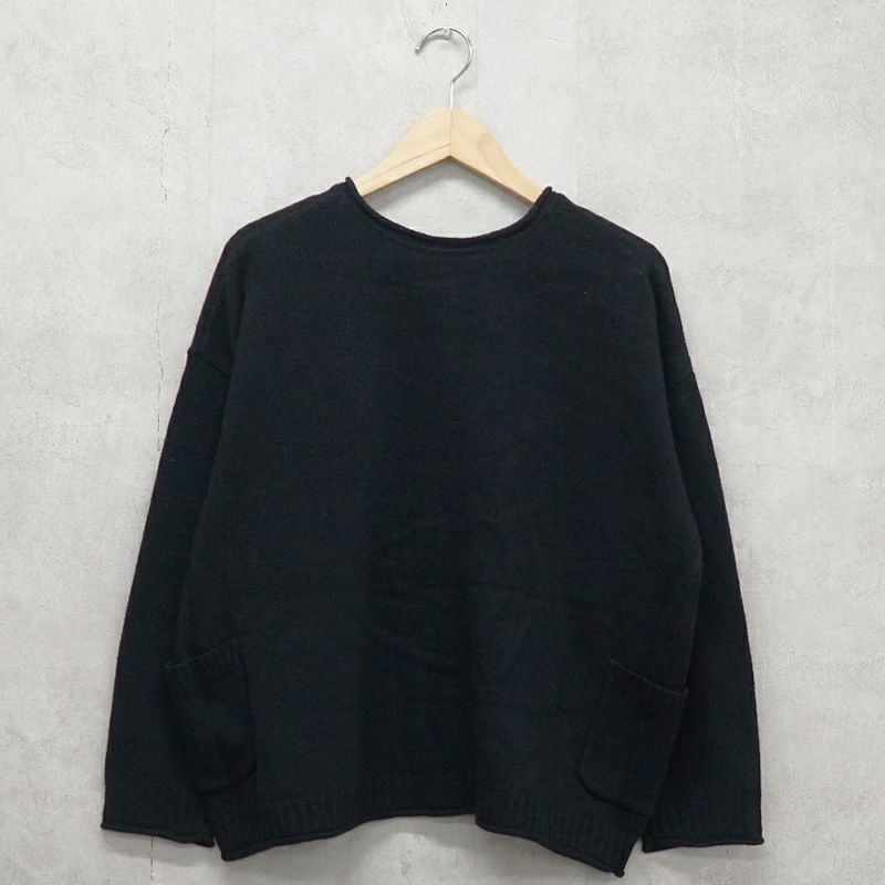 Branch m‘.,ブランチエム,ナチュラル,30代,40代,50代,60代,ウール,ゆったり,knit,ニット,ウール混,ボトルネック,プルオーバー,プルオーバーニット,カラーニット,カーディガン,ニットカーディガン,2way,2wayニット