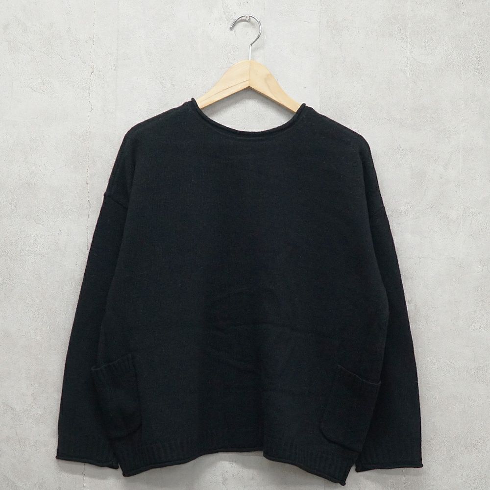 Branch m‘.,ブランチエム,ナチュラル,30代,40代,50代,60代,ウール,ゆったり,knit,ニット,ウール混,ボトルネック,プルオーバー,プルオーバーニット,カラーニット,カーディガン,ニットカーディガン,2way,2wayニット