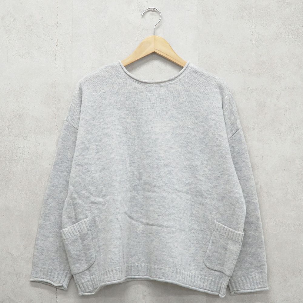 Branch m‘.,ブランチエム,ナチュラル,30代,40代,50代,60代,ウール,ゆったり,knit,ニット,ウール混,ボトルネック,プルオーバー,プルオーバーニット,カラーニット,カーディガン,ニットカーディガン,2way,2wayニット