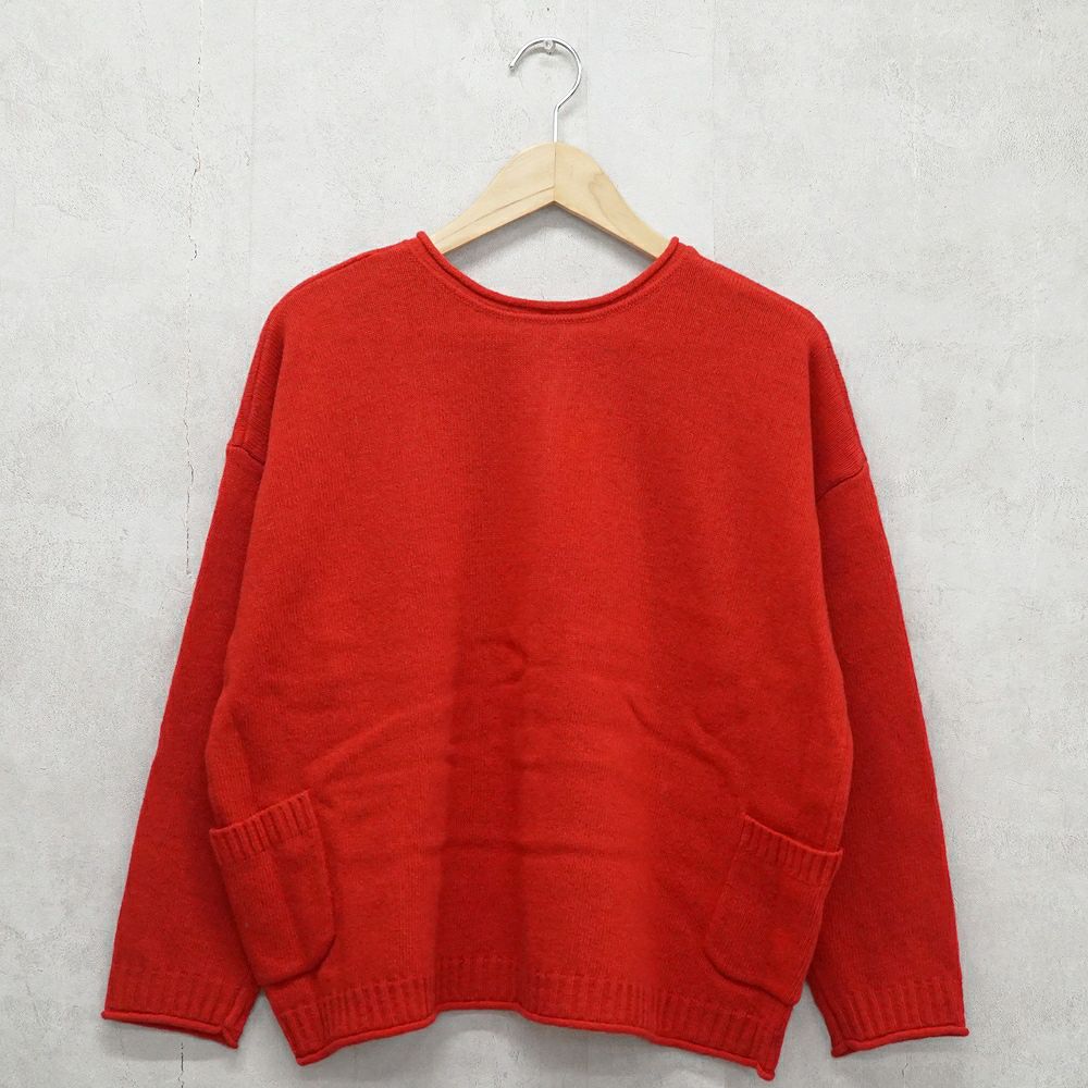 Branch m‘.,ブランチエム,ナチュラル,30代,40代,50代,60代,ウール,ゆったり,knit,ニット,ウール混,ボトルネック,プルオーバー,プルオーバーニット,カラーニット,カーディガン,ニットカーディガン,2way,2wayニット