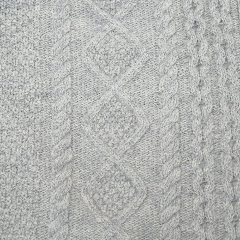 Branch m‘.,ブランチエム,ナチュラル,30代,40代,50代,60代,ウール,ゆったり,knit,ニット,ウール混,カーディガン,ケーブルニット,ケーブルニットカーディガン,ニットカーディガン,ニットカーデ,ケーブル編み