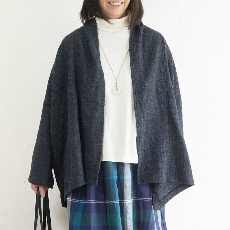 Branch m‘.,ブランチエム,ナチュラル,30代,40代,50代,60代,ゆったり,ウール,カーディガン,ウールカーディガン,トッパーカーディガン,羽織,