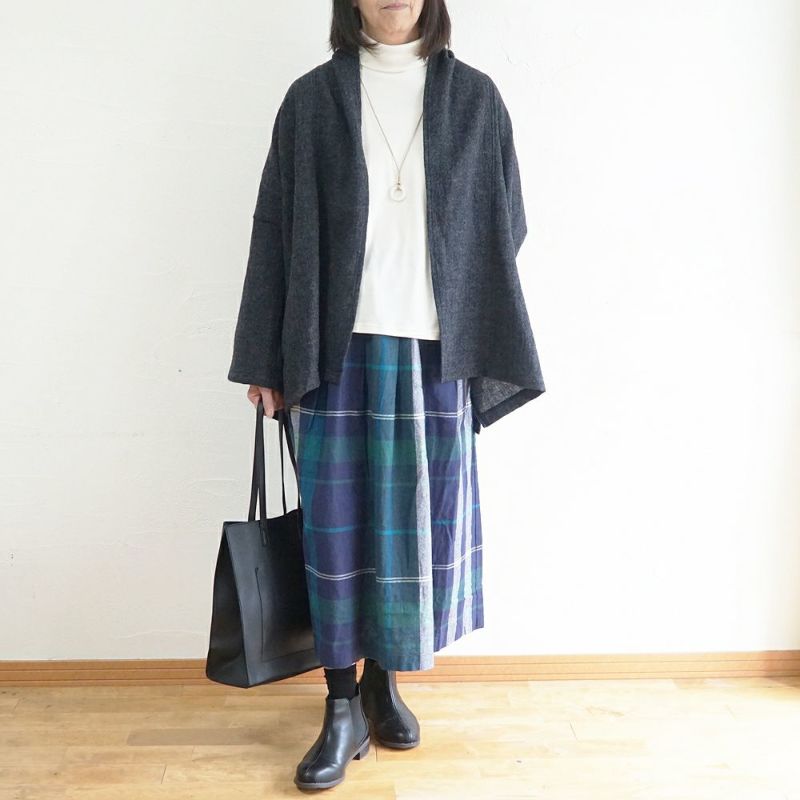 Branch m‘.,ブランチエム,ナチュラル,30代,40代,50代,60代,ゆったり,ウール,カーディガン,ウールカーディガン,トッパーカーディガン,羽織,