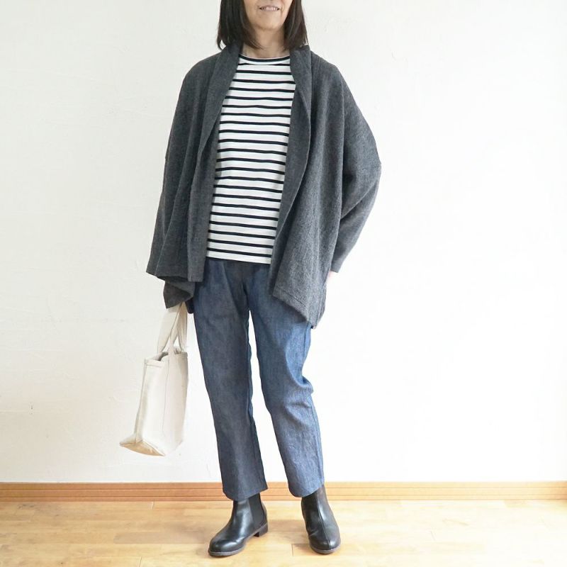 Branch m‘.,ブランチエム,ナチュラル,30代,40代,50代,60代,ゆったり,ウール,カーディガン,ウールカーディガン,トッパーカーディガン,羽織,