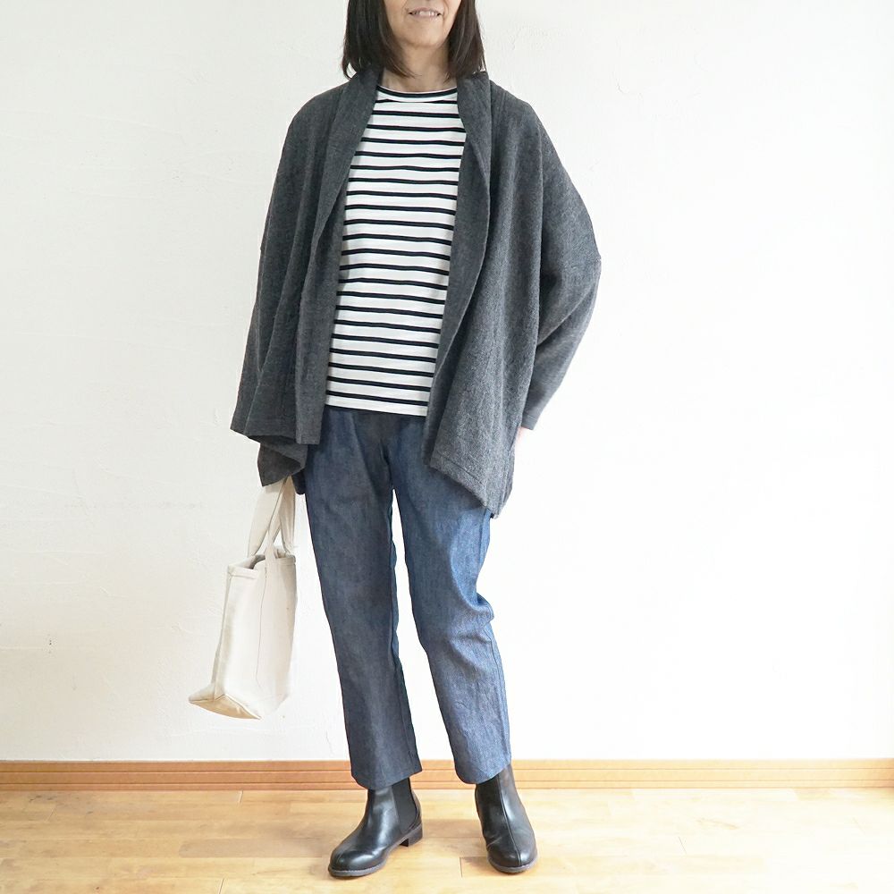 Branch m‘.,ブランチエム,ナチュラル,30代,40代,50代,60代,ゆったり,ウール,カーディガン,ウールカーディガン,トッパーカーディガン,羽織,