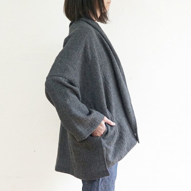 Branch m‘.,ブランチエム,ナチュラル,30代,40代,50代,60代,ゆったり,ウール,カーディガン,ウールカーディガン,トッパーカーディガン,羽織,