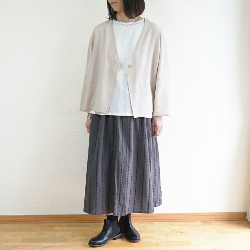 Branch m‘.,ブランチエム,ナチュラル,30代,40代,50代,60代,ゆったり,ウール,カーディガン,ウールカーディガン,ボレロカーディガン,羽織,