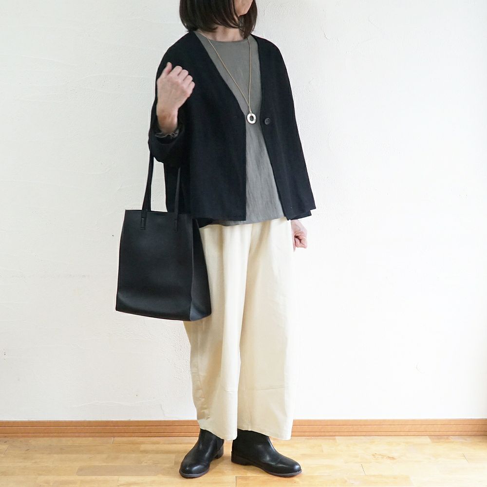 Branch m‘.,ブランチエム,ナチュラル,30代,40代,50代,60代,ゆったり,ウール,カーディガン,ウールカーディガン,ボレロカーディガン,羽織,