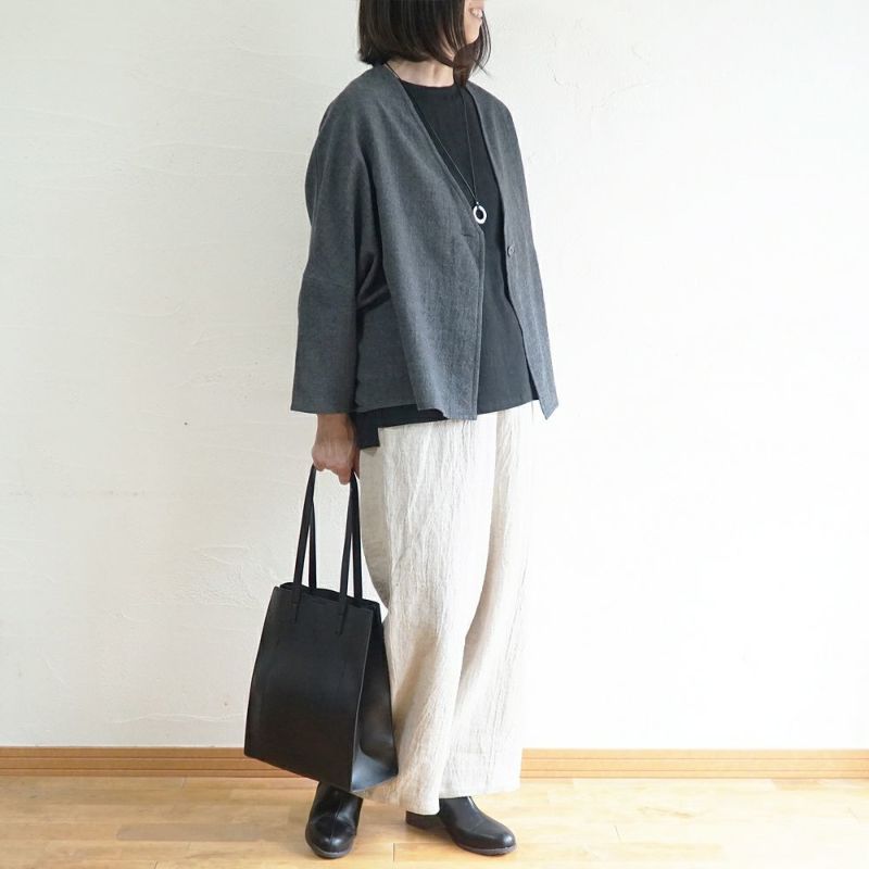 Branch m‘.,ブランチエム,ナチュラル,30代,40代,50代,60代,ゆったり,ウール,カーディガン,ウールカーディガン,ボレロカーディガン,羽織,