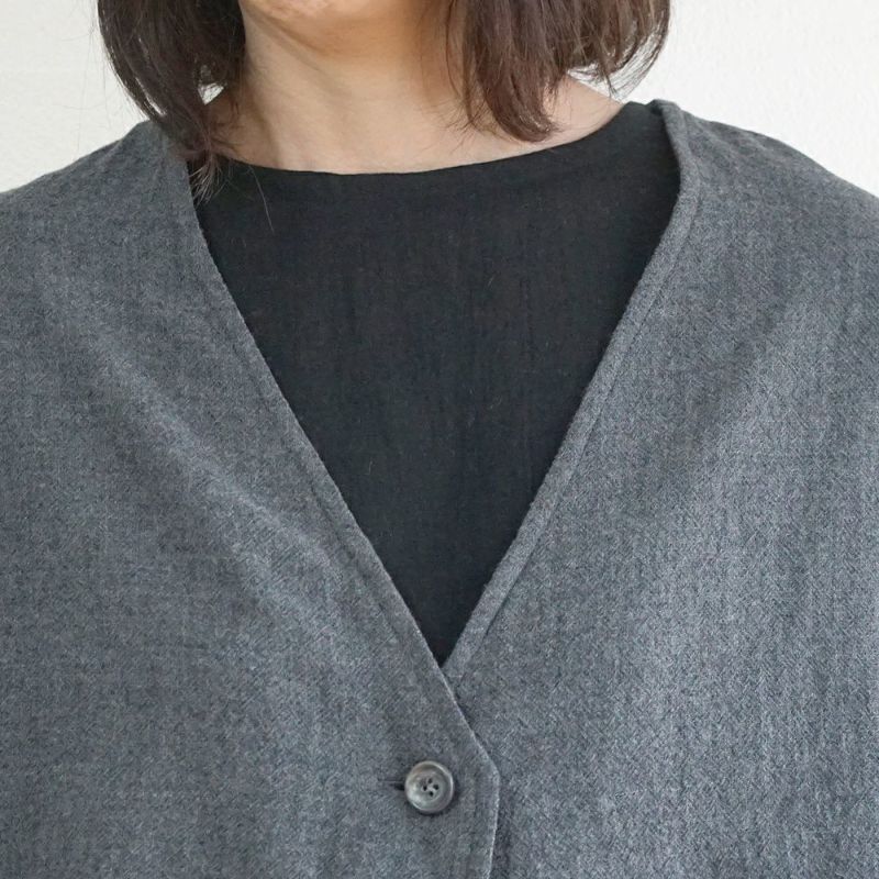 Branch m‘.,ブランチエム,ナチュラル,30代,40代,50代,60代,ゆったり,ウール,カーディガン,ウールカーディガン,ボレロカーディガン,羽織,