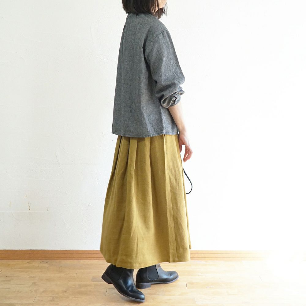 Branch m‘.,ブランチエム,ナチュラル,30代,40代,50代,60代,コットン,綿,ゆったり,blouse,ブラウス,フリルブラウス,