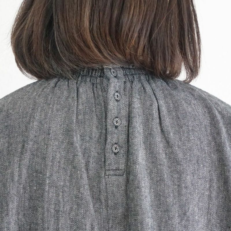 Branch m‘.,ブランチエム,ナチュラル,30代,40代,50代,60代,コットン,綿,ゆったり,blouse,ブラウス,フリルブラウス,