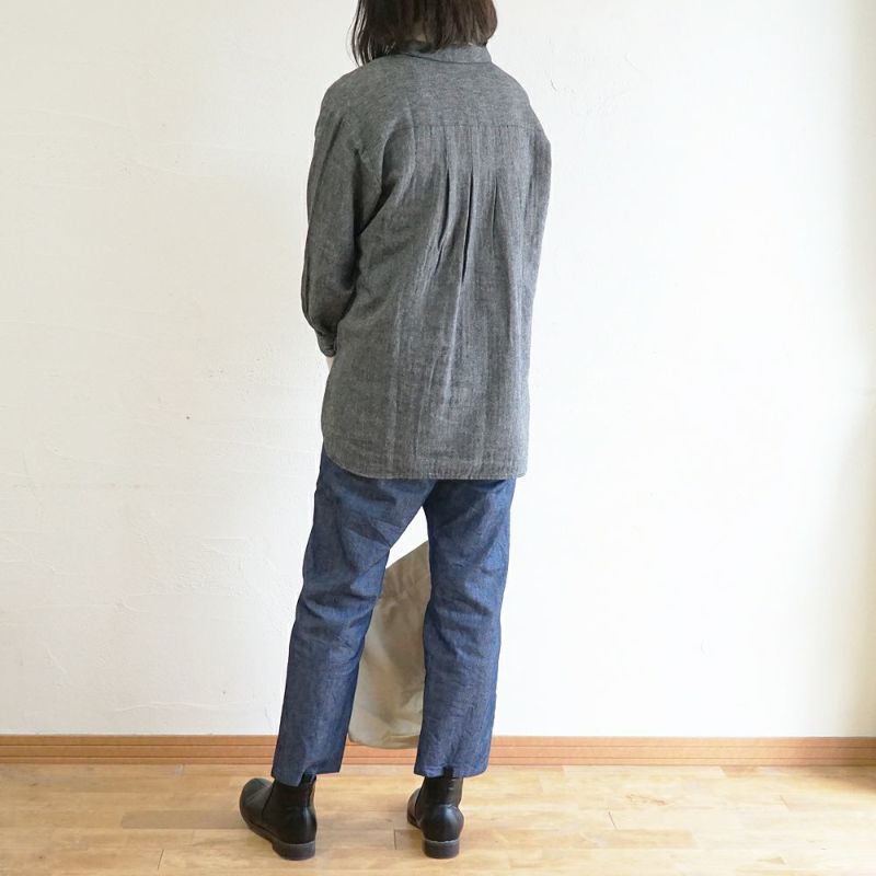 Branch m‘.,ブランチエム,ナチュラル,30代,40代,50代,60代,コットン,綿,ゆったり,blouse,ブラウス,シャツ,チュニック,シャツチュニック,チュニックブラウス