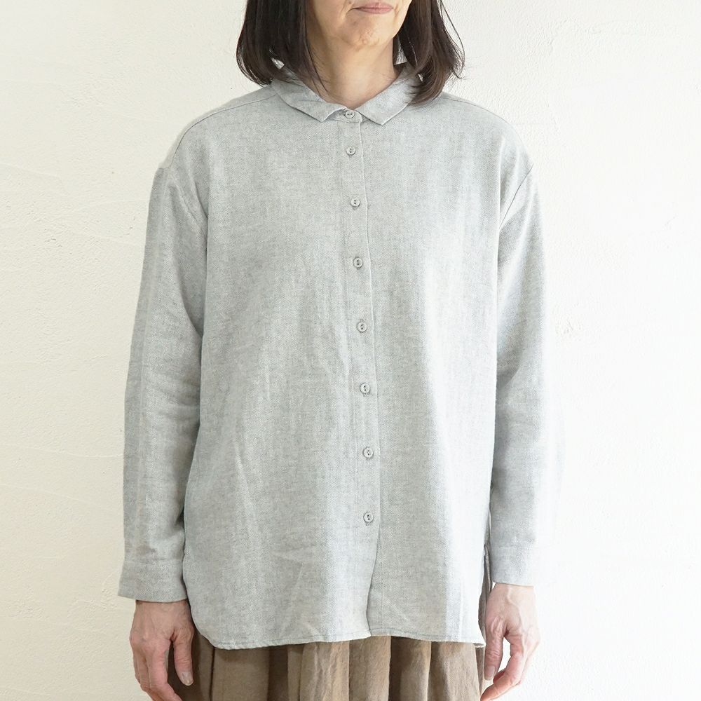 Branch m‘.,ブランチエム,ナチュラル,30代,40代,50代,60代,コットン,綿,ゆったり,blouse,ブラウス,シャツ,チュニック,シャツチュニック,チュニックブラウス