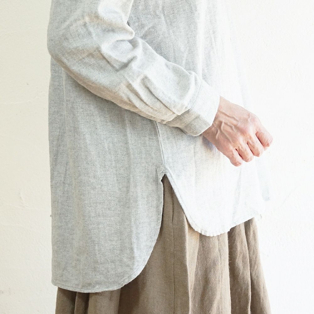 Branch m‘.,ブランチエム,ナチュラル,30代,40代,50代,60代,コットン,綿,ゆったり,blouse,ブラウス,シャツ,チュニック,シャツチュニック,チュニックブラウス
