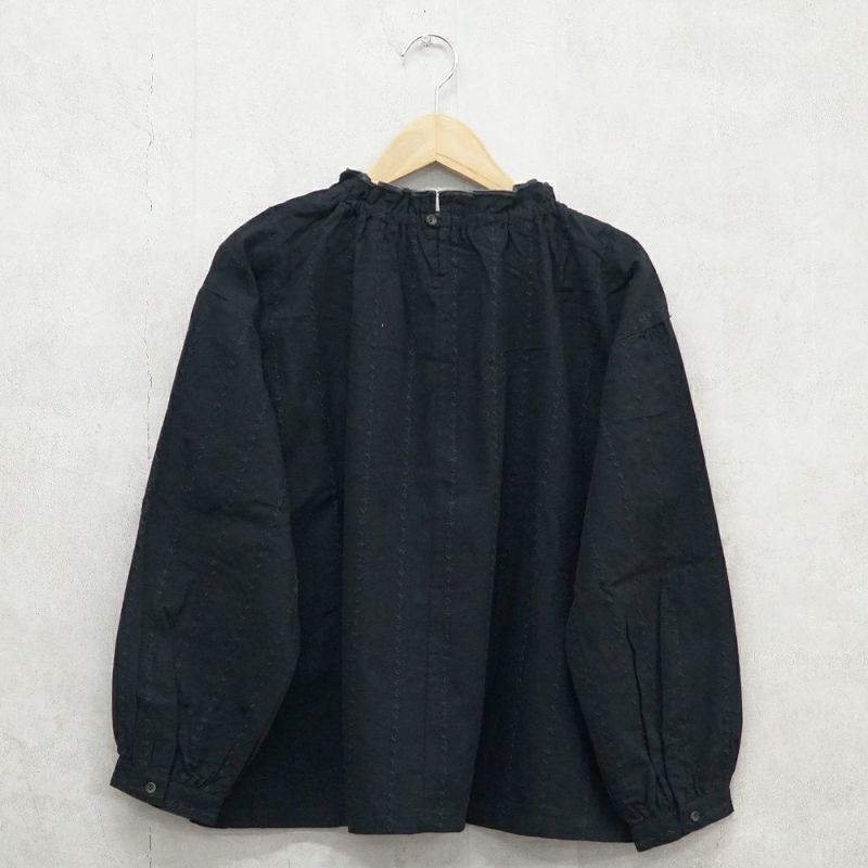 Branch m‘.,ブランチエム,ナチュラル,30代,40代,50代,60代,コットン,綿,ゆったり,blouse,ブラウス,フリルブラウス,