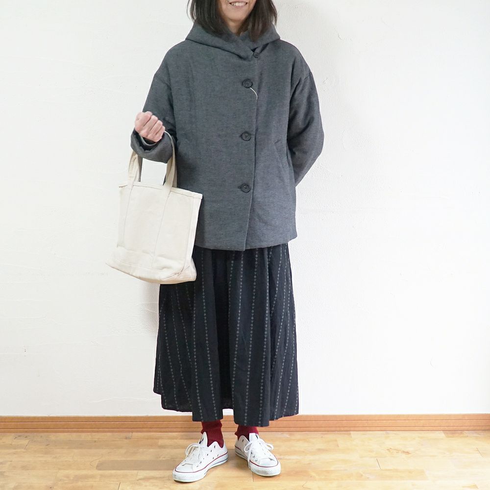 Branch m‘.,ブランチエム,ナチュラル,30代,40代,50代,60代,コットン,綿,ゆったり,スカート,フレアスカート,タックスカート,