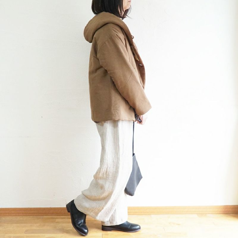 Branch m‘.,ブランチエム,ナチュラル,30代,40代,50代,60代,ゆったり,アウター,ダウン,ボンディング,ジャケット,フード,中綿