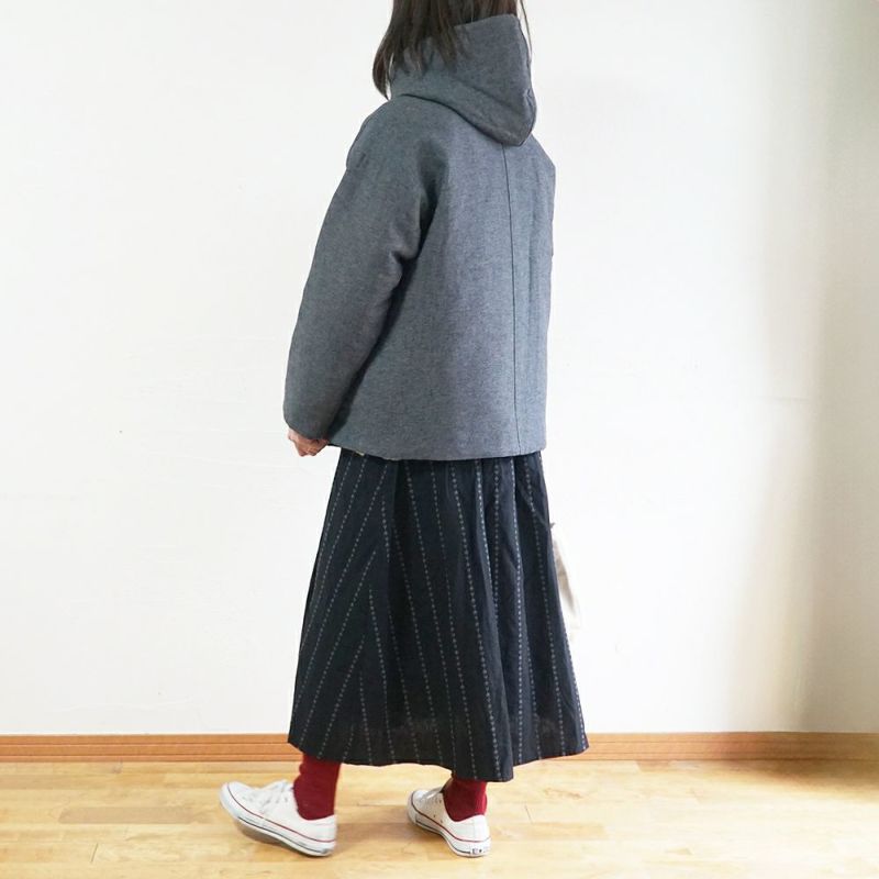 Branch m‘.,ブランチエム,ナチュラル,30代,40代,50代,60代,ゆったり,アウター,ダウン,ボンディング,ジャケット,フード,中綿