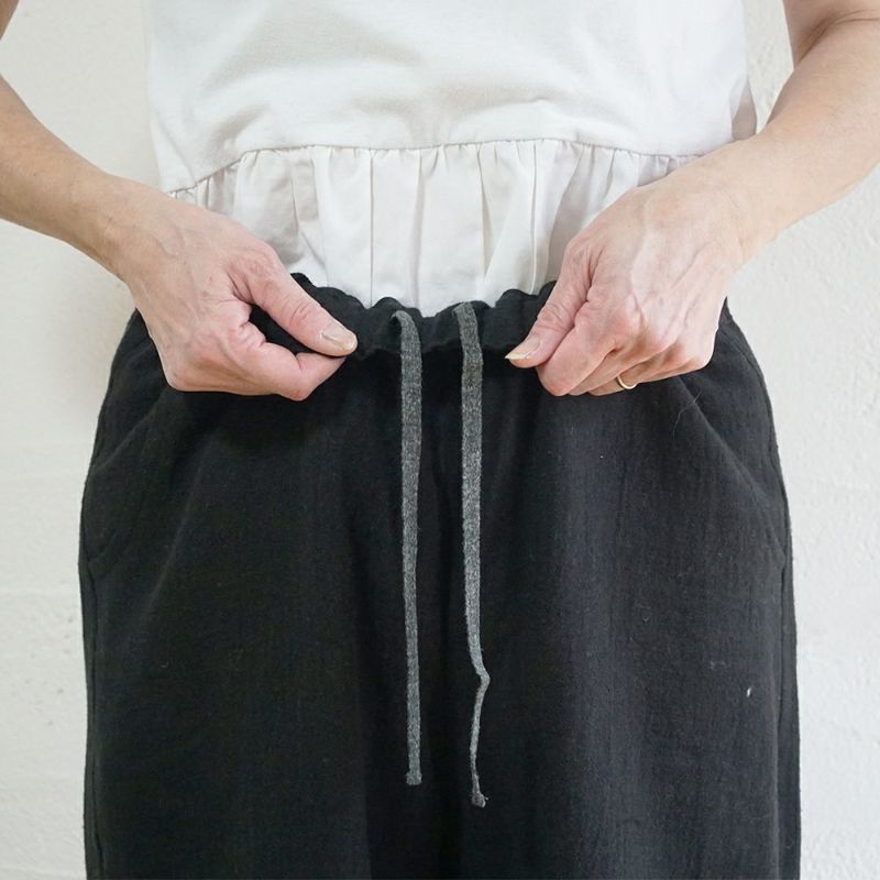 Branch m‘.,ブランチエム,ナチュラル,30代,40代,50代,60代,ゆったり,ウール,リネン,リネンウール,パンツ,ワイドパンツ,ストレートパンツ,