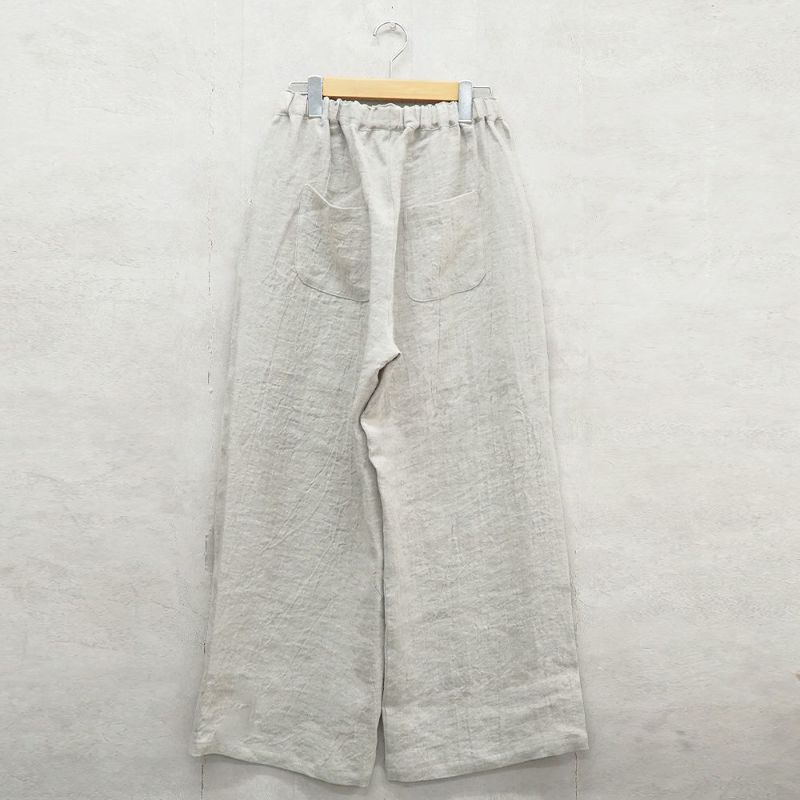 Branch m‘.,ブランチエム,ナチュラル,30代,40代,50代,60代,ゆったり,ウール,リネン,リネンウール,パンツ,ワイドパンツ,ストレートパンツ,