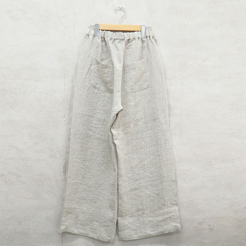 Branch m‘.,ブランチエム,ナチュラル,30代,40代,50代,60代,ゆったり,ウール,リネン,リネンウール,パンツ,ワイドパンツ,ストレートパンツ,