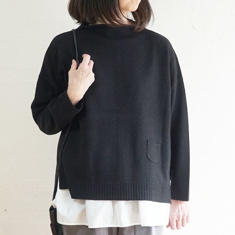 Branch m‘.,ブランチエム,ナチュラル,30代,40代,50代,60代,コーデセット,コーディネートセット,セット売り,ゆったり,ニット,ニットプルオーバ,ボトルネックニット,ウール,パンツ,コーデュロイ,コーデュロイパンツ,コクーンパンツ,細コール