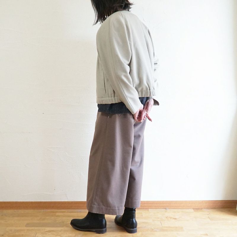 Branch m‘.,ブランチエム,ナチュラル,30代,40代,50代,60代,ウール,ゆったり,コート,ジャケット,ブルゾン,ラグラン,ラグランスリーブ,裏地,