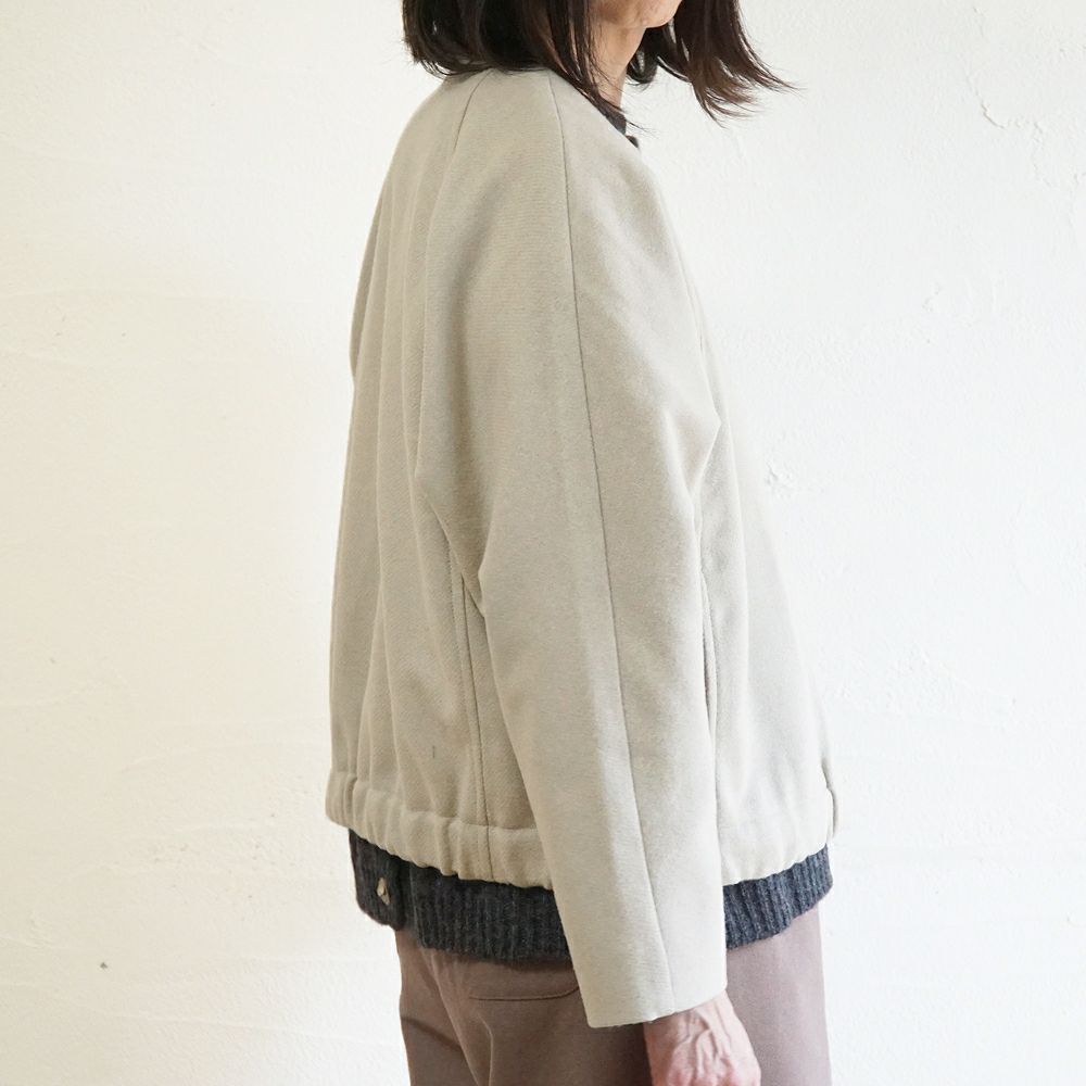 Branch m‘.,ブランチエム,ナチュラル,30代,40代,50代,60代,ウール,ゆったり,コート,ジャケット,ブルゾン,ラグラン,ラグランスリーブ,裏地,