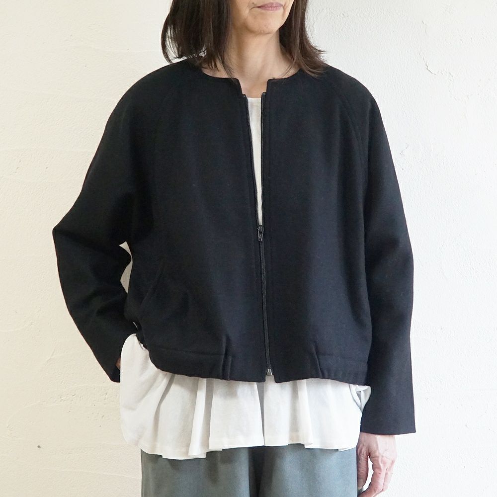 Branch m‘.,ブランチエム,ナチュラル,30代,40代,50代,60代,ウール,ゆったり,コート,ジャケット,ブルゾン,ラグラン,ラグランスリーブ,裏地,