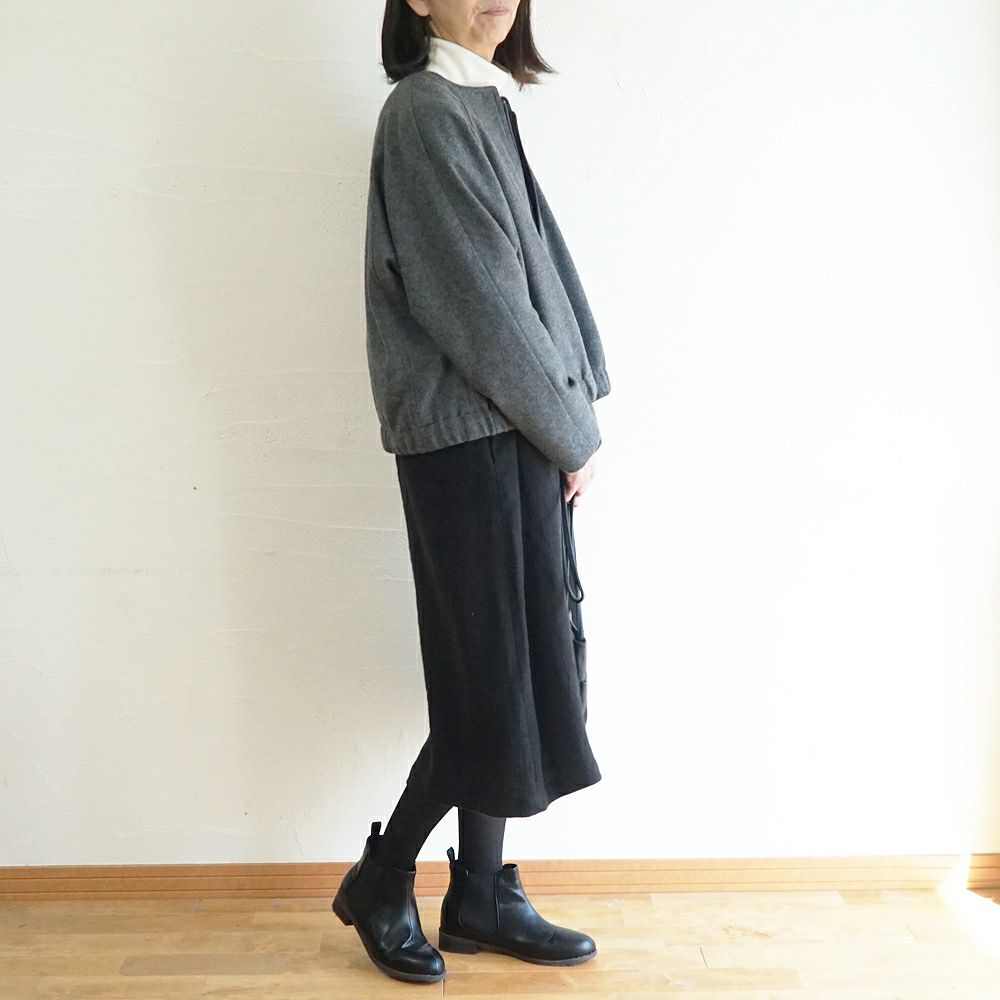 Branch m‘.,ブランチエム,ナチュラル,30代,40代,50代,60代,ウール,ゆったり,コート,ジャケット,ブルゾン,ラグラン,ラグランスリーブ,裏地,