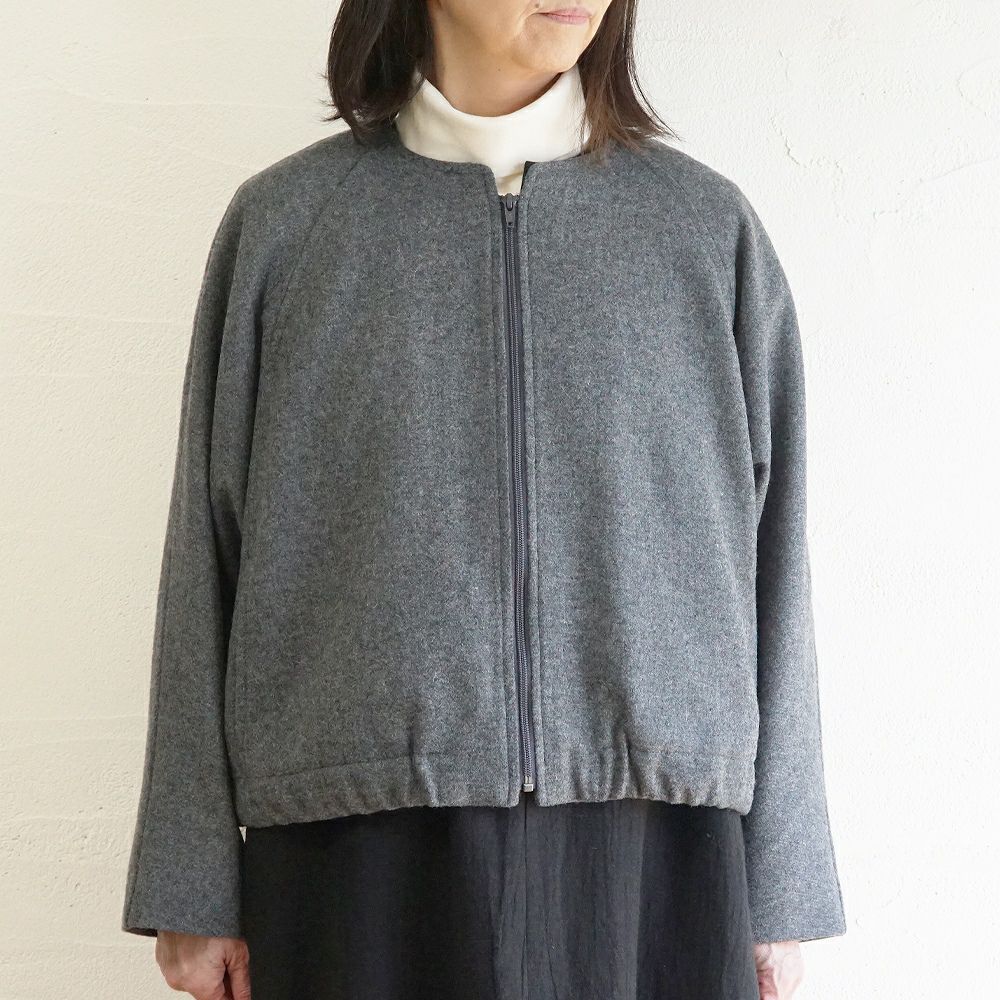 Branch m‘.,ブランチエム,ナチュラル,30代,40代,50代,60代,ウール,ゆったり,コート,ジャケット,ブルゾン,ラグラン,ラグランスリーブ,裏地,