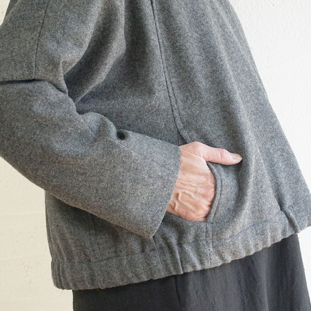 Branch m‘.,ブランチエム,ナチュラル,30代,40代,50代,60代,ウール,ゆったり,コート,ジャケット,ブルゾン,ラグラン,ラグランスリーブ,裏地,