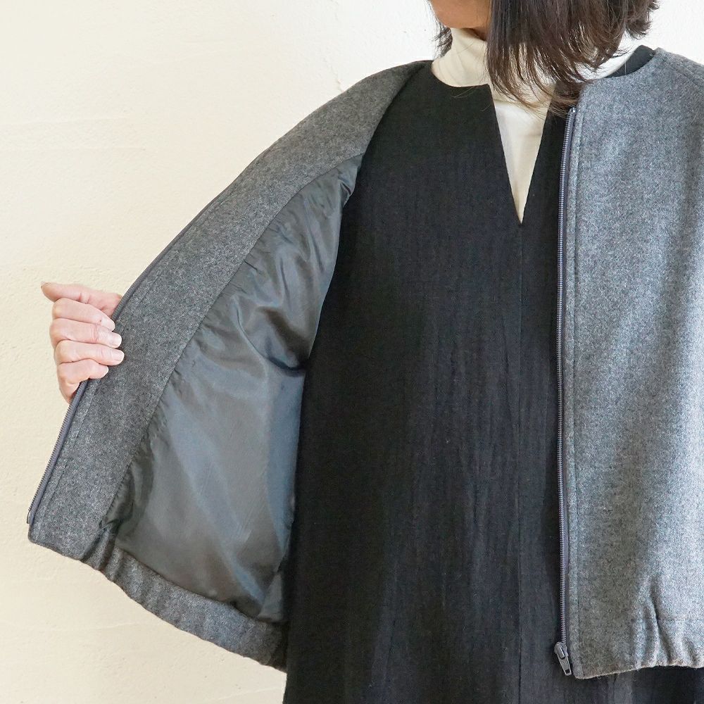 Branch m‘.,ブランチエム,ナチュラル,30代,40代,50代,60代,ウール,ゆったり,コート,ジャケット,ブルゾン,ラグラン,ラグランスリーブ,裏地,