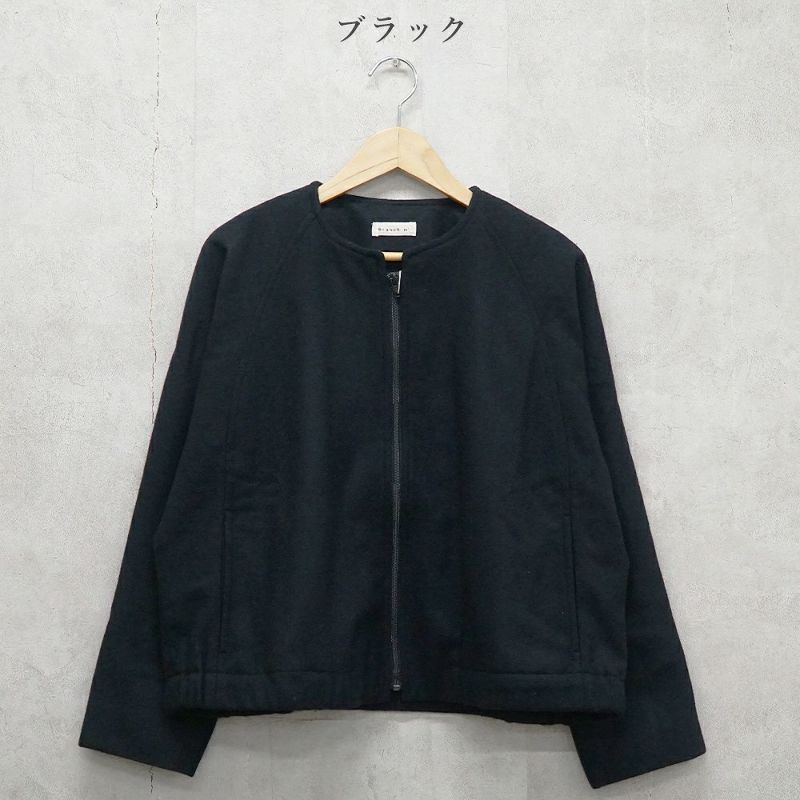 Branch m‘.,ブランチエム,ナチュラル,30代,40代,50代,60代,ウール,ゆったり,コート,ジャケット,ブルゾン,ラグラン,ラグランスリーブ,裏地,