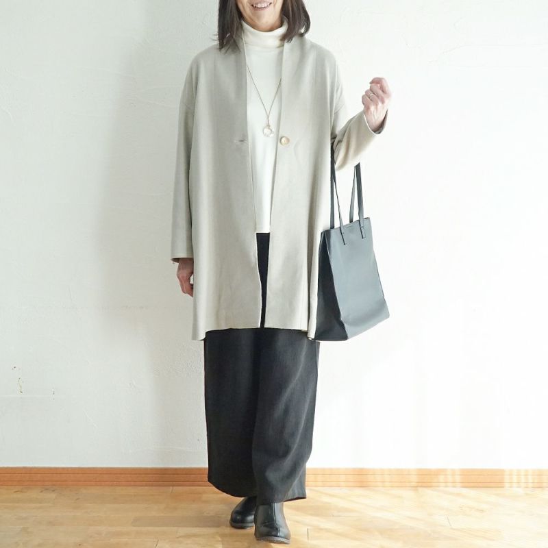 Branch m‘.,ブランチエム,ナチュラル,30代,40代,50代,60代,ウール,ゆったり,コート,ジャケット,トッパー,裏地