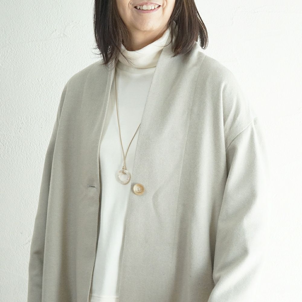 Branch m‘.,ブランチエム,ナチュラル,30代,40代,50代,60代,ウール,ゆったり,コート,ジャケット,トッパー,裏地