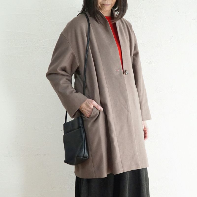 Branch m‘.,ブランチエム,ナチュラル,30代,40代,50代,60代,ウール,ゆったり,コート,ジャケット,トッパー,裏地