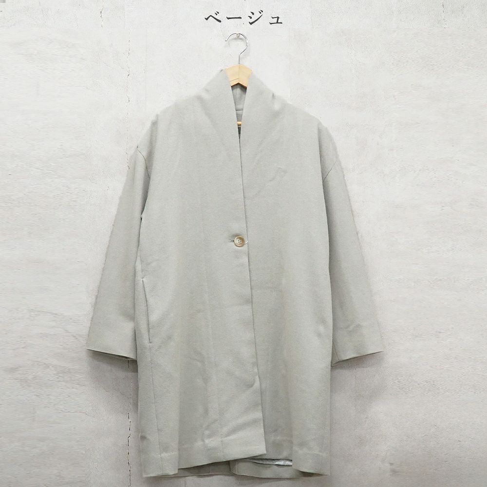 Branch m‘.,ブランチエム,ナチュラル,30代,40代,50代,60代,ウール,ゆったり,コート,ジャケット,トッパー,裏地