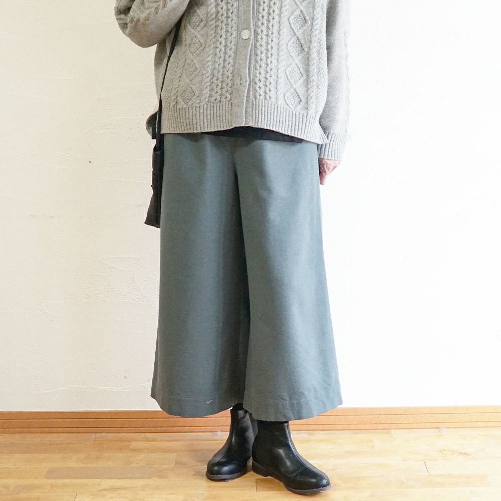 Branch m‘.,ブランチエム,ナチュラル,30代,40代,50代,60代,ゆったり,ウール,パンツ,ワイドパンツ,裏地,