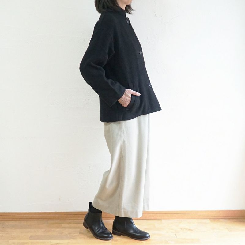 Branch m‘.,ブランチエム,ナチュラル,30代,40代,50代,60代,ゆったり,ウール,パンツ,ワイドパンツ,裏地,