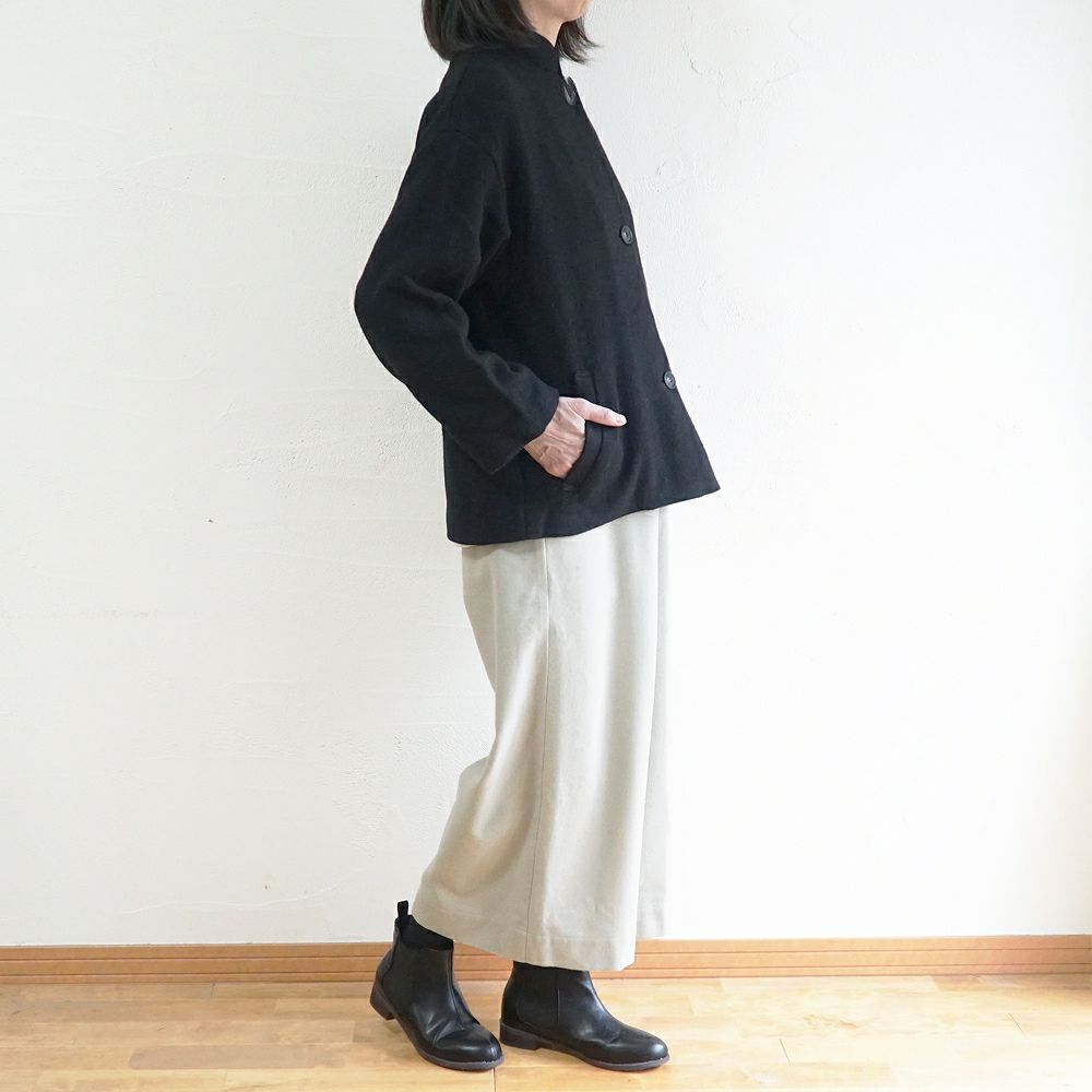 Branch m‘.,ブランチエム,ナチュラル,30代,40代,50代,60代,ゆったり,ウール,パンツ,ワイドパンツ,裏地,
