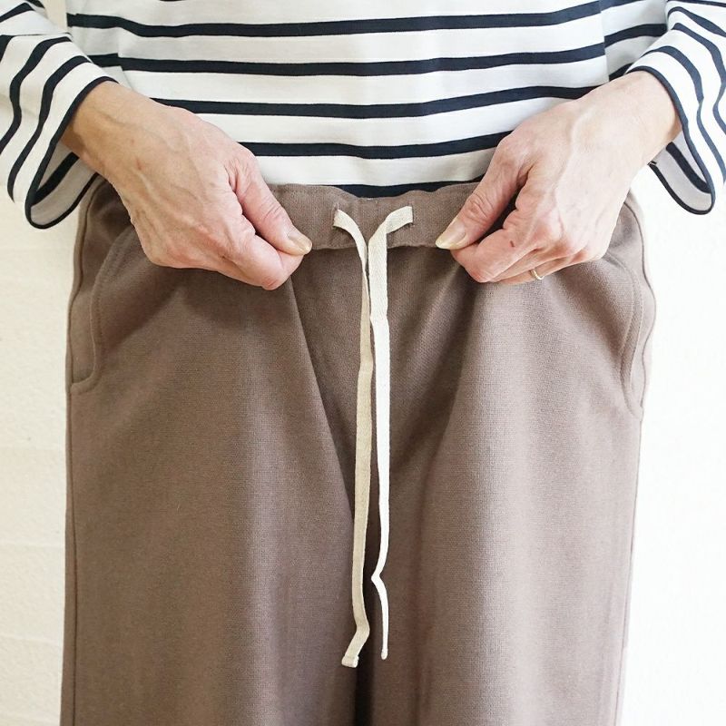 Branch m‘.,ブランチエム,ナチュラル,30代,40代,50代,60代,ゆったり,ウール,パンツ,ワイドパンツ,裏地,