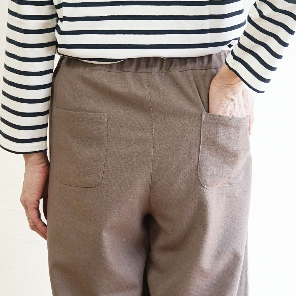 Branch m‘.,ブランチエム,ナチュラル,30代,40代,50代,60代,ゆったり,ウール,パンツ,ワイドパンツ,裏地,