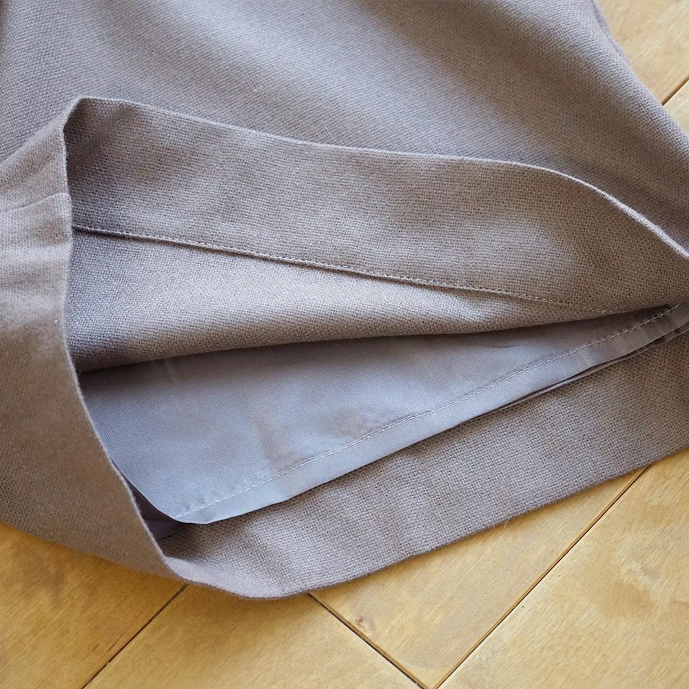 Branch m‘.,ブランチエム,ナチュラル,30代,40代,50代,60代,ゆったり,ウール,パンツ,ワイドパンツ,裏地,